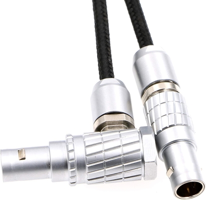 Lemo 2 Pin Male à ligação ARRI Alexa Camera Power Cable de 2 Pin Male Right Angle Teradek