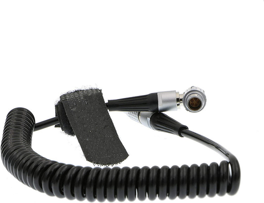 Lemo 5 Pin Timecode Cable de ligação de câmera em espiral para dispositivos de som ZAXCOM DENECKE XL-LL