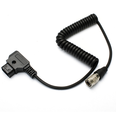 D-Tap To Hirose 4 Pin Male Plug Cable de alimentação da câmera para dispositivos de som 688 633 Zoom F8