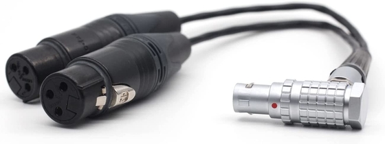 Atomos Lemo 10 Pin para XLR 3 Pin Conector Feminino Breakout Audio Input Cable para Shogun Monitor Recorder