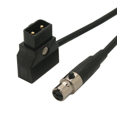 Mini Pin fêmea XLR do cabo 4 do conector de XLR 2 a Pin cabo de Dtap/Powertap/Ptap