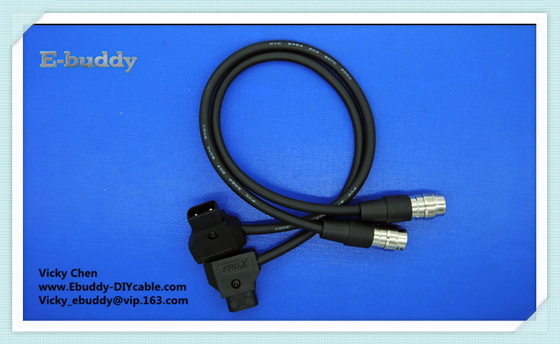 12 cabos Sleeved costume da fonte de alimentação da segurança do PIN para a fonte de alimentação da câmera de Sony