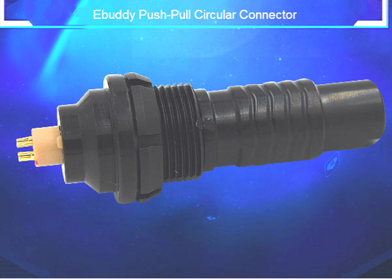 Conector à prova d'água eletrônico circular push pull de Vacuumtight da série de FGG.0K.309.CLAD52 Lemo K