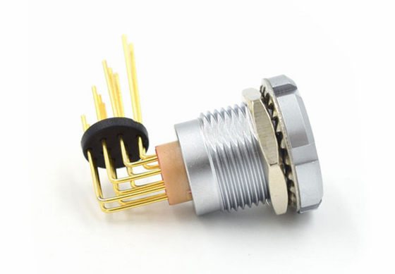 comprar O ângulo direito circular push pull de Lemo ECG 2B 10pin dos conectores M18 fixa o soquete fabricação em linha