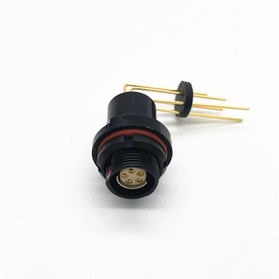 comprar O PWB preto do conector de cabo de Fischer montou o ângulo direito DBPC102A054 online manufacture