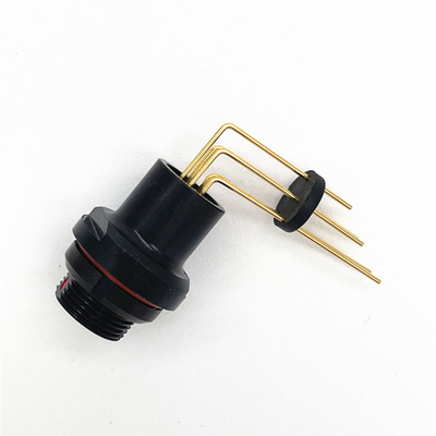 comprar Estilo preto da solda do conector de cabo do PWB Fischer para o uso resistente fabricação em linha
