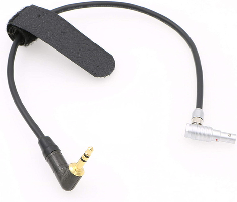 comprar Cabo audio da câmera do ângulo direito 3.5mm TRS de Lemo 5 Pin Right Angle Male To para Z CAM E2 fabricação em linha