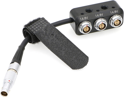 comprar 14.8V Power Splitter Box Cable Lemo 2 Pin Macho Para 3 * 2 Pin Fêmea Box Para ARRI RED fabricação em linha