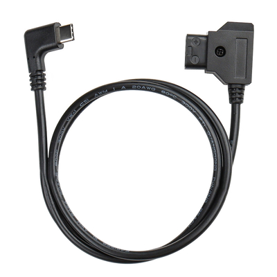 comprar D Toque macho para USB Tipo C ângulo direito Cable de alimentação da câmera para bateria V-Lock online manufacture