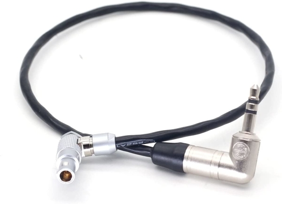 comprar Lemos de ângulo direito 4pin para 3.5mm Plug de áudio Timecode Cable para Tentacle Sync Vermelho EpicRed Escarlate-WRed Raven Weap Gemini online manufacture