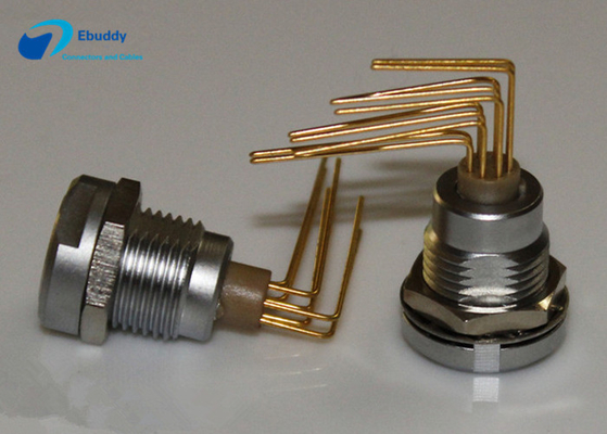 comprar Conector fêmea do soquete do Pin do ângulo direito 3 do cotovelo de Lemo para a placa de circuito impresso fabricação em linha