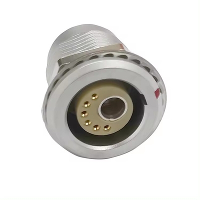 comprar Conector médico de puxa-puxa Lemo EGG FGG 2B 6+1 Metal 6 sinal 1 entrada líquida conector de montagem de painel médico fabricação em linha
