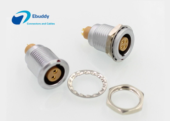 comprar EGG o conector inoxidável push pull fêmea fixado do Pin dos conectores 2 da série de Lemo B do soquete 0B 302 fabricação em linha
