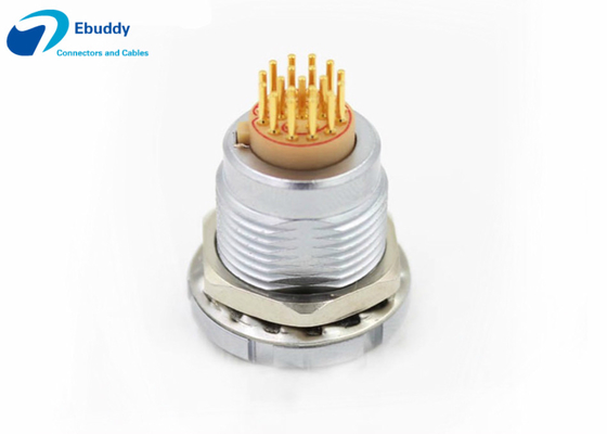 comprar conectores da série de 2B 19pin Lemo B, conector fêmea de Lemo com as 2 porcas fixadas fabricação em linha