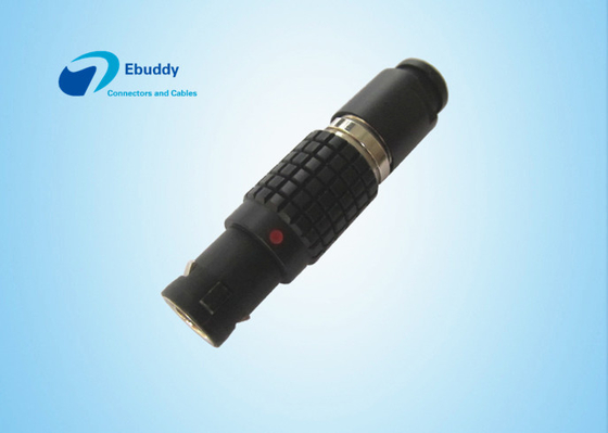 comprar 10 conector reto da tomada do conector de cabo FGG do Pin Lemo 1B que chapeia o cromo preto fabricação em linha