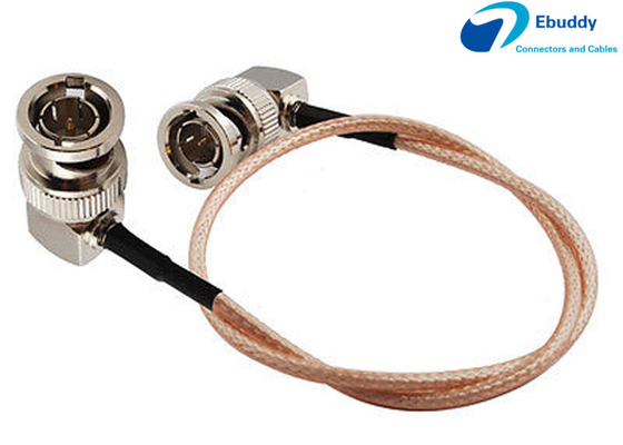 comprar Direito masculino video do cabo BNC de Lanparte HD SDI ao cabo coaxial RG179 da trança da tomada do ângulo direito de BNC fabricação em linha