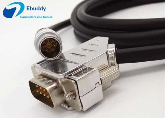 comprar Lemo 8pin ao cabo masculino feito sob encomenda de Lemo FGG.1B.308 dos cabos distribuidores de corrente DB9 para a estação do total do topcon fabricação em linha