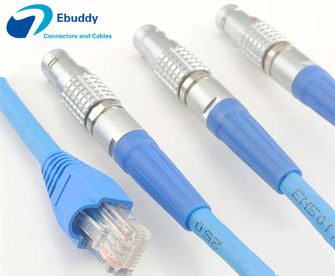 comprar Tomada masculina de Lemo FGG do serviço do conjunto de cabo de Lemo a RJ45 cabo ethernet do protetor Cat6/Cat7 de Cat5e/ online manufacture