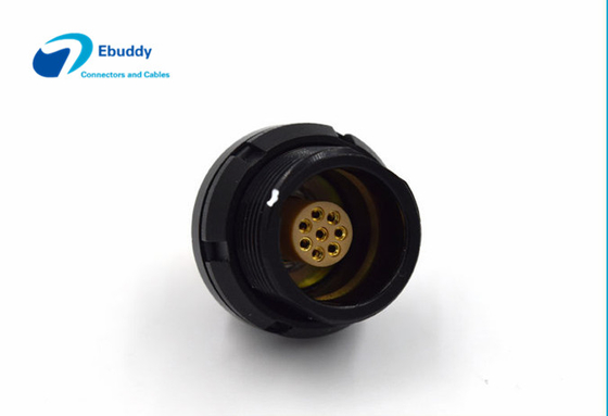 comprar Conectores push pull circulares K da série alternativa de EEG.1K.308.CLL 1K 8pin Lemo com cromo preto fabricação em linha
