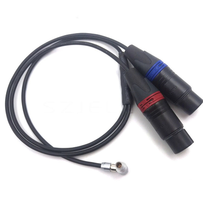 comprar Ângulo 00B 5pin de Arri Alexa Mini Audio Cable Lemo Right a 2* fêmea XLR 3 Pin Cable fabricação em linha