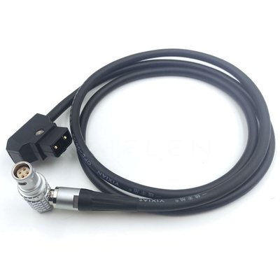 comprar Fêmea vermelha do pino do ângulo direito FHJ 1B 6 de Lemo do cabo da fonte de alimentação de DC Da epopeia 12V ao cabo da D-torneira fabricação em linha