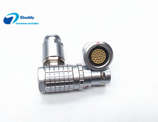 comprar 90 configuração do bronze da tomada masculina do Pin do conector de cabo FHG de Lemo do ângulo direito do grau 26 fabricação em linha