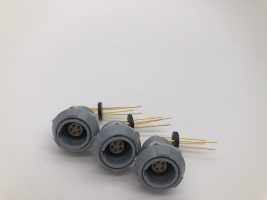 comprar Da montagem plástica do PWB do ângulo direito do Pin de Redel 5 do conector circular de Lemo utilização médica fêmea fabricação em linha