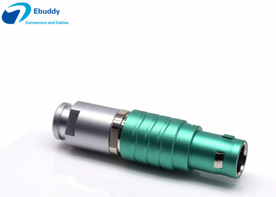 comprar Tomada circular feita sob encomenda FGG 1B 10 Pin Male Connector dos conectores da série de Lemo B da cor verde fabricação em linha