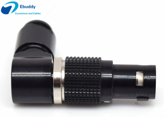 comprar Cor FHG.0B.309 do ângulo direito FHG 0B Lemo 7 Pin Connector Elbow Plug Black fabricação em linha