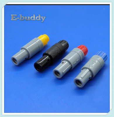 Conectores circulares plásticos PAG do Pin da tomada masculina 5 com luva colorida