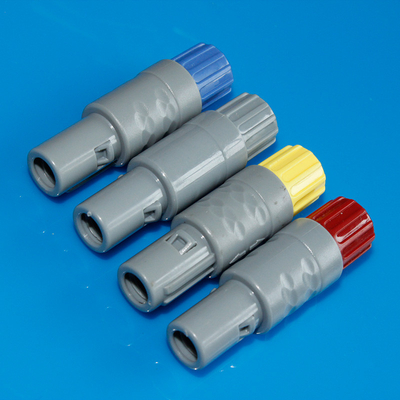 PAG conectores circulares plásticos de 5 ampères, conectores compatíveis da baixa tensão de Lemo