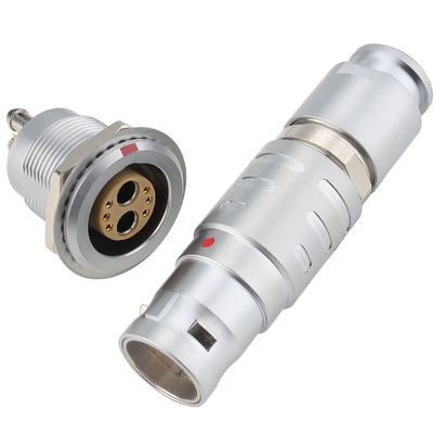 M18 Conector elétrico-pneumático híbrido 6 sinais + 2 tomadas e tomadas de fluido FGG/EGG