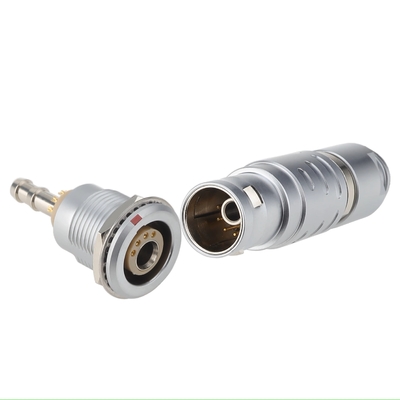 Conector misto fluídico-elétrico 4 sinal + 1 conjunto de tomada e tomada fluídica para equipamentos de beleza