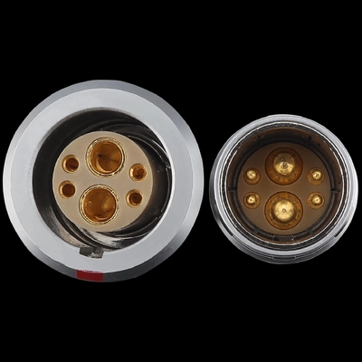 M18 conector coaxial duplo de 4 sinais Conector misto FGG EGG 3B 4+2