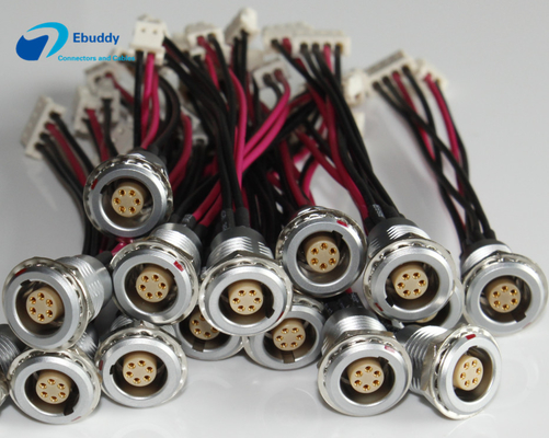 Os cabos distribuidores de corrente feitos sob encomenda das séries de Lemo B EGG o Pin de 0B 1B 2B 6 ao tipo de Molex
